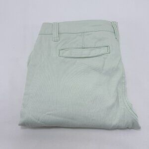 Bke Mollie Skinny Pants Chinos Khakis Women Size 25 Green Moto Biker Distressed